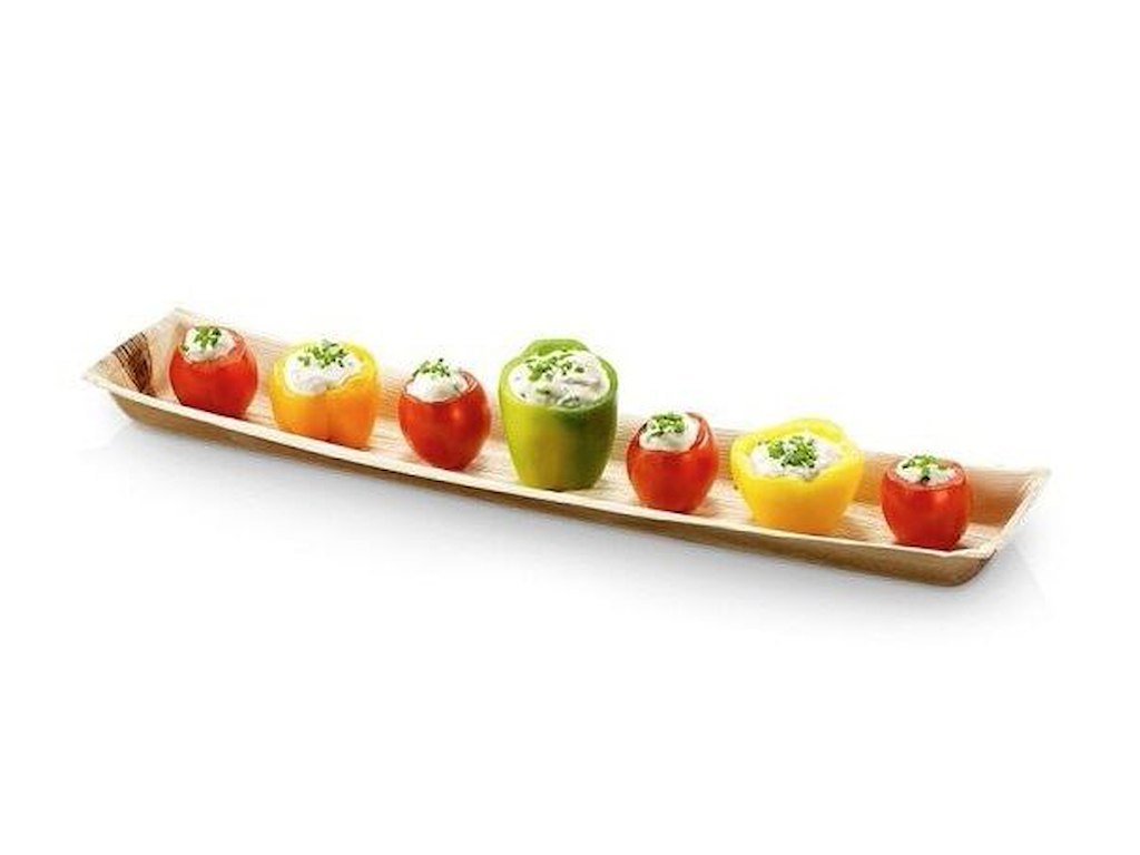 Fad 41.5x8.5x2.8 cm Bionedbrydelig Palmeblad