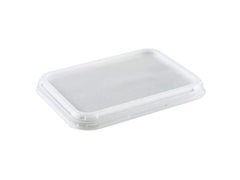 Låg klar PP 192x141x16 mm M5187 til plastbakke serien 2187 str 187x137 mm