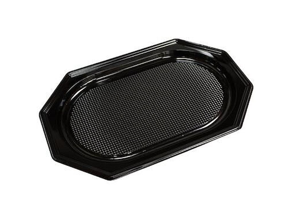 Fad 30x45 cm Midi Plast PET Sort Låg på 73703