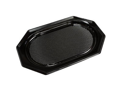 Fad 30x45 cm Midi Plast PET Sort Låg på 73703