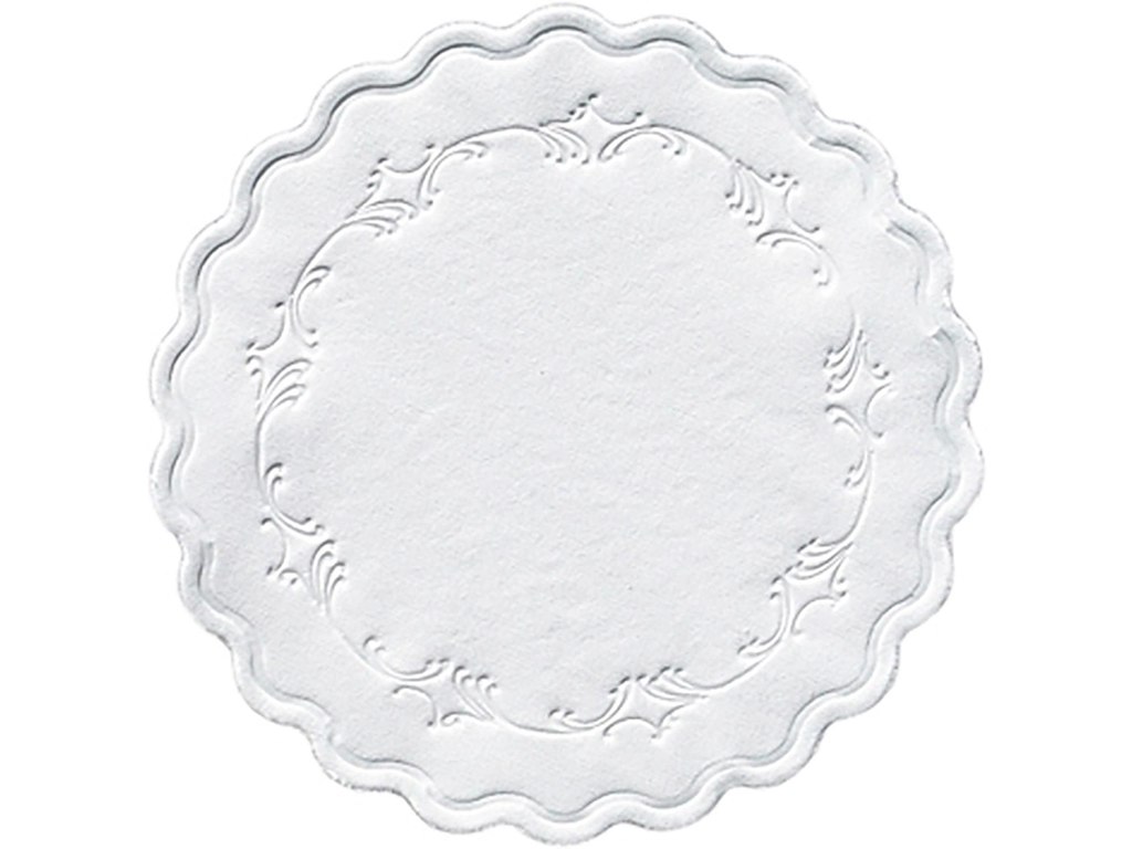 Kopunderlag Ø9cm 8-lag Romance White