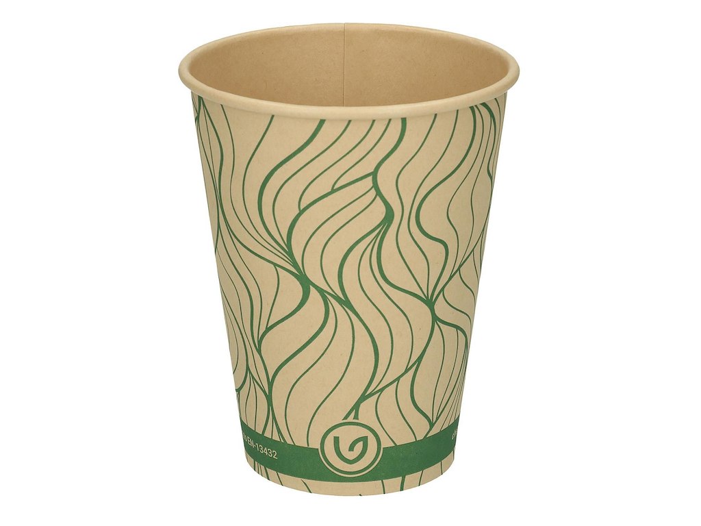 Kaffebæger Bambus Ø90xH110mm 30cl 12oz Single Wall Natur Verive