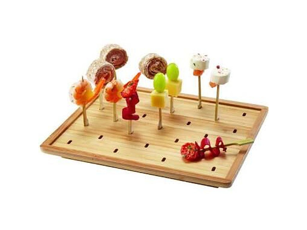 Plade 250x200x26 mm Bambus til 87156-2 Skewers