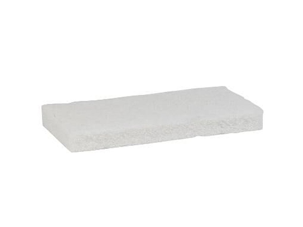 Skurenylon 125x245 cm Blød Hvid