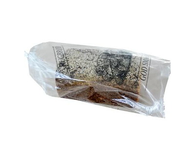 Rugbrødspose stor 130/50x480 mm 45 my LDPE God Smag