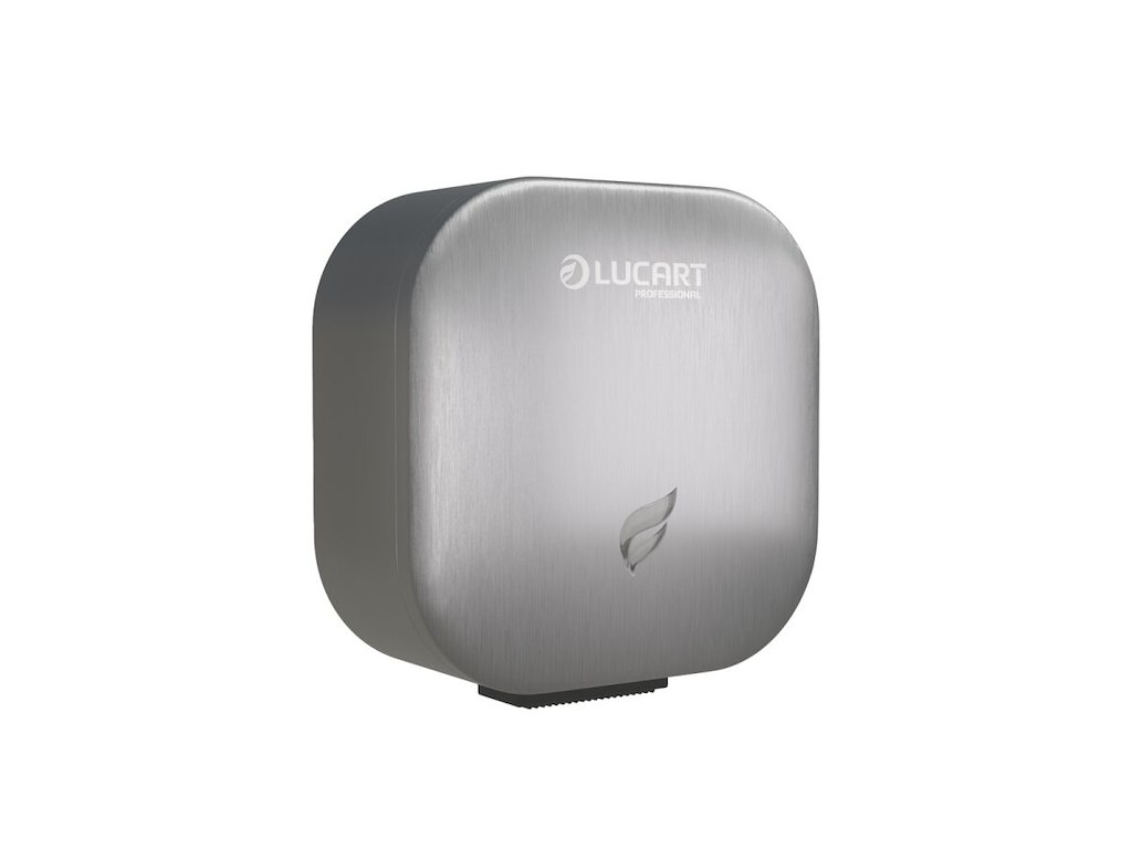 Dispenser Toiletpapir Lucart Zenith Jumbo L13.3xB31xH32.9cm Plast Sølv