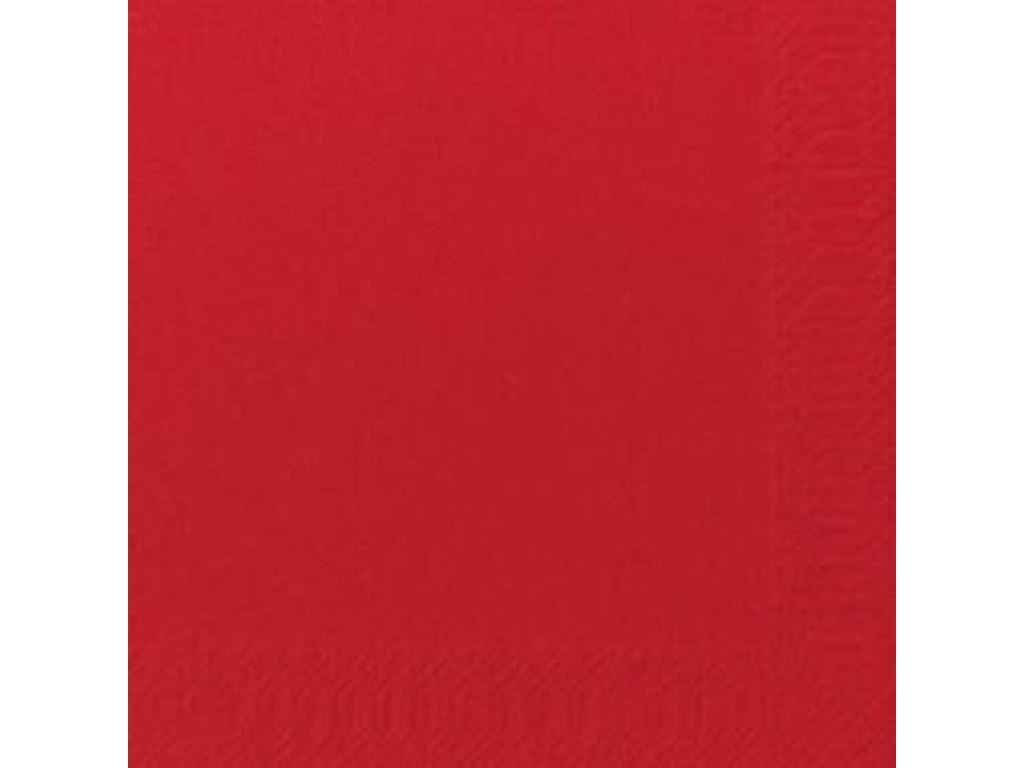 Serviet Duni 24x24cm 3-lag Rød