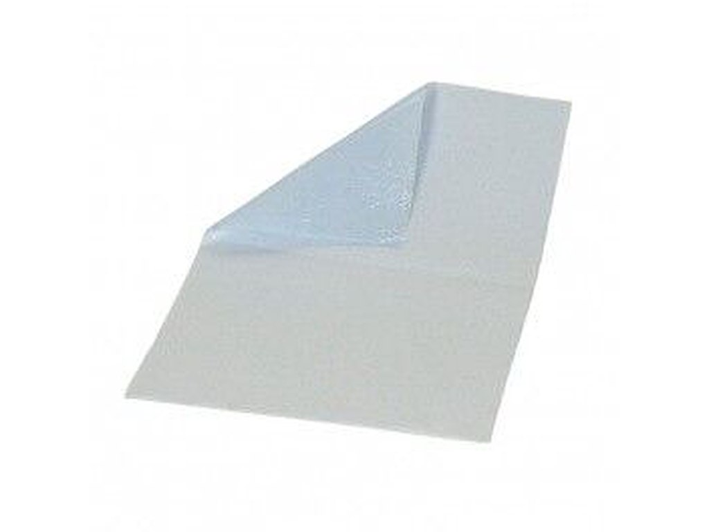 Tandlægeserviet/ Afdækningsstykke, Finess Hygiene, 2-lags, 37,5x29cm, blå, PE/tissue, engangs