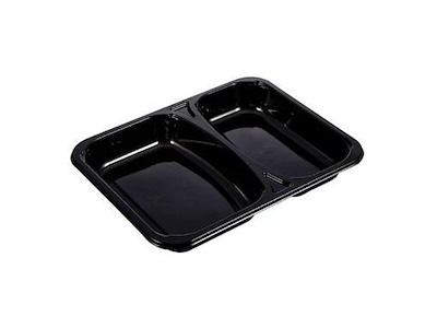 Bakke 2-rum 2227-2L 330/440 ml 227x178x30 mm CPET Sort