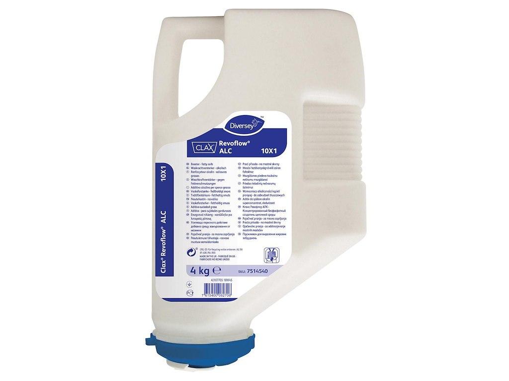 Tøjvask Vaskeforstærker Pulver CLAX RevoFlow ALC 1XP1 med Tensider/Alkali 4 kg
