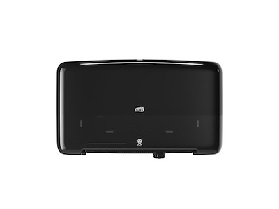 Dispenser toiletpapir Tork jumbo mini T2 twin Sort