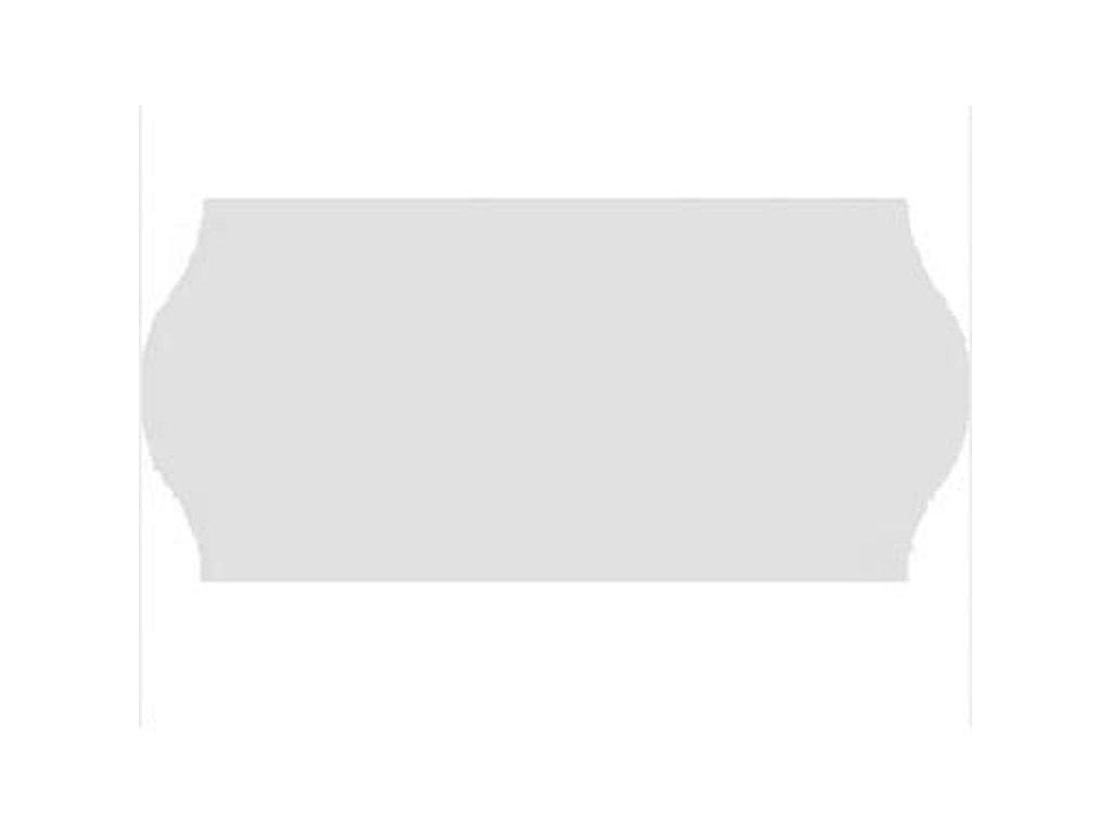 Etiket 26x12mm Let Aftagelig hvid til Prispistol