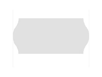 Etiket 26x12mm Let Aftagelig hvid til Prispistol