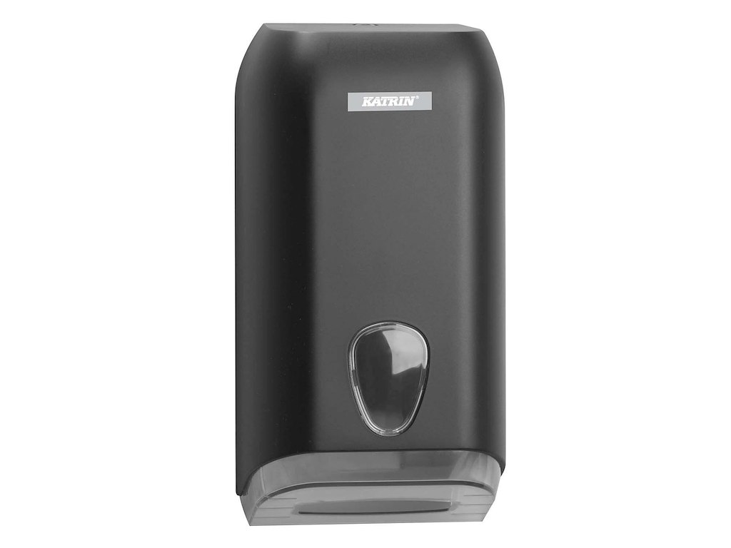 Dispenser Toiletpapir Katrin løse ark Plast Sort