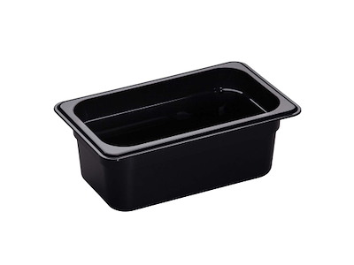 Kantine Cambro 1/4GN 2.5L 26.5x16.2x10cm Polycarbonat Sort