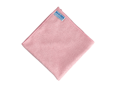 MEMSA PRO Microfiberklud 40x40 cm ECO-TEX SOFT - Rød