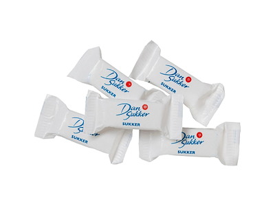 Sukker Hugget 2stk/pk ca 1000 pr/krt 4,4 kg