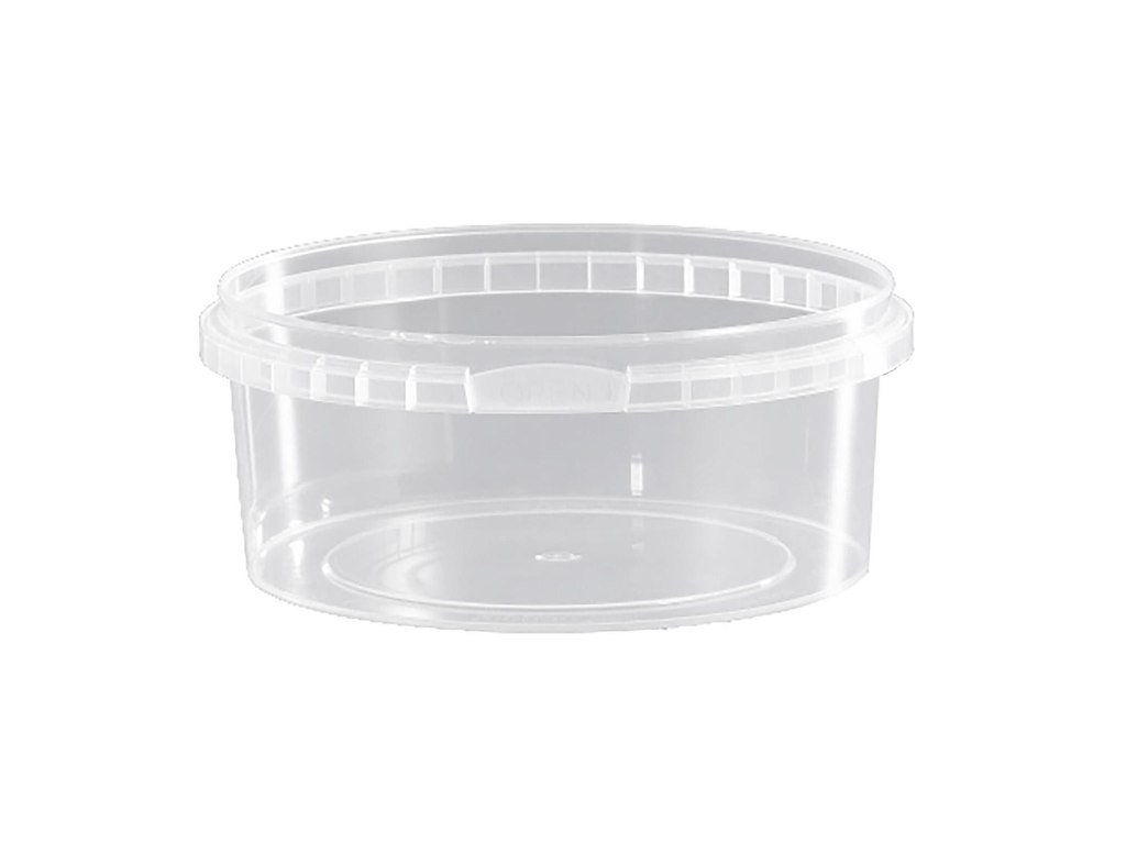 Plastbæger 400 ml Ø122 mm Rund PP Klar