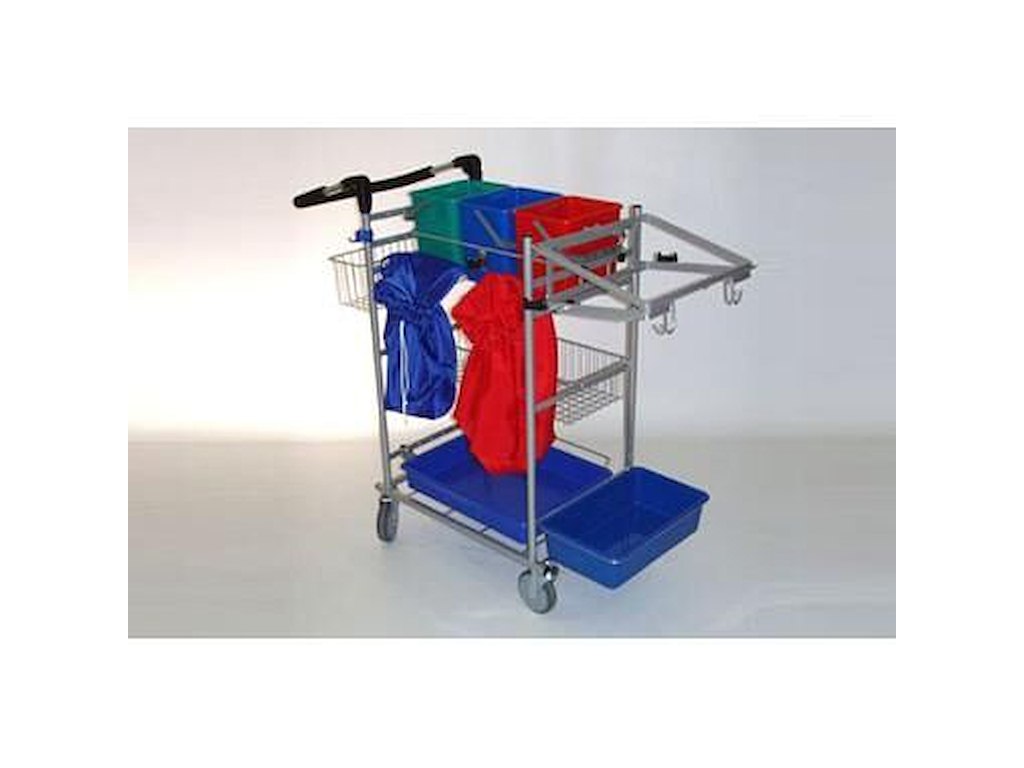 Rengøringsvogn Tina 3 stor 3 spande