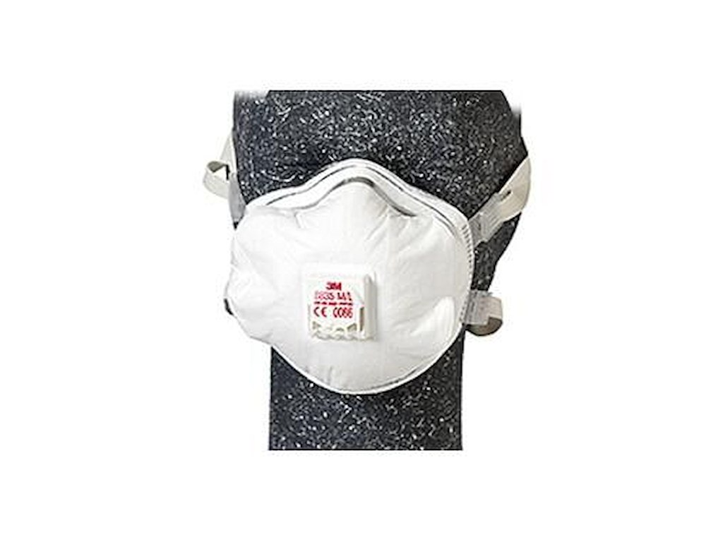 Støvmaske 8835 med Indvendig tætningskant/Ventil Godkendt i klasse FFP3 R D