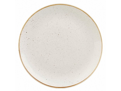 Tallerken Coupe Stonecast Ø26 cm Porcelæn Vanilje