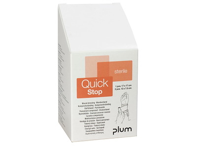 Kompresforbinding PLUM QuickStop med 2x small /1x large til QuickSafe skab