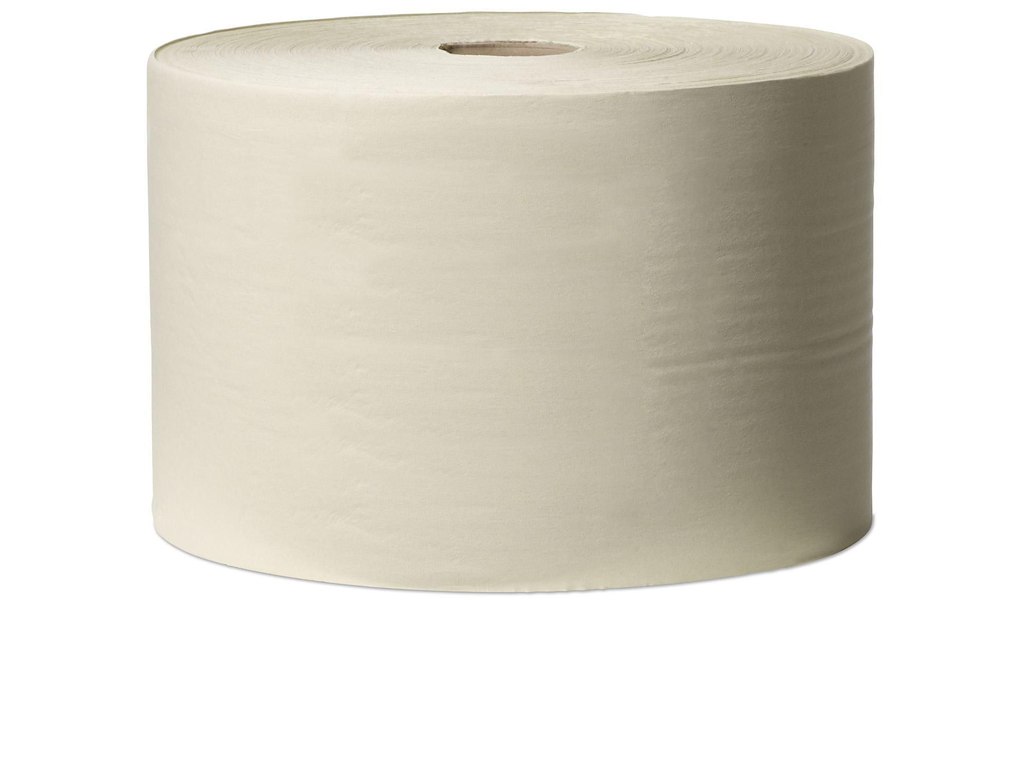 Aftørringsrulle Industri Tork Basic W1 1-lag Ø38cm B23.5cmxL1190m Genbrug Gul