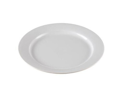 Tallerken Venice Ø21 cm Flad Porcelæn Hvid