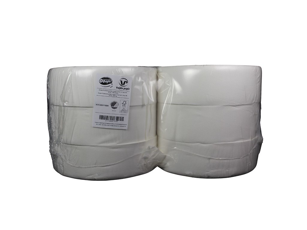 Toiletpapir Jumbo maxi 2-lags, 300m