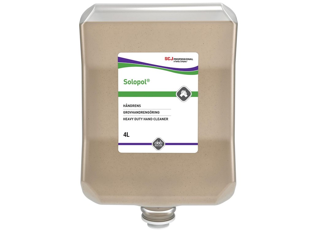 Håndrens Solopol Classic til Mineralolie/Grafit m.m. med Parfume 4 ltr