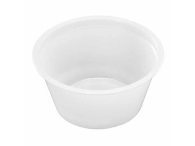 Dressingbæger 60 ml 2 oz Ø62x27 mm PP Klar