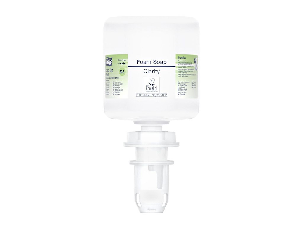 Skumsæbe Tork Clarity Foam Soap 525ml Ecolabel uden Parfume til Mini S5 disp