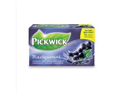 Te Sort Pickwick Blackcurrant 20 breve Rainforest Alliance Blåbær