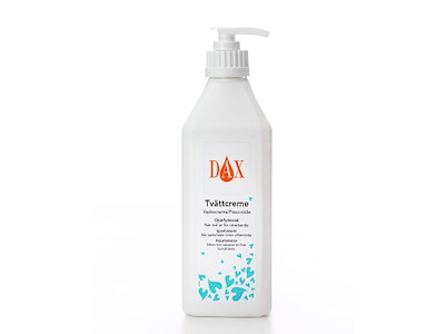 Vaskecreme DAX uden parfume til tør hud til vask uden sæbe pumpeflaske 600 ml