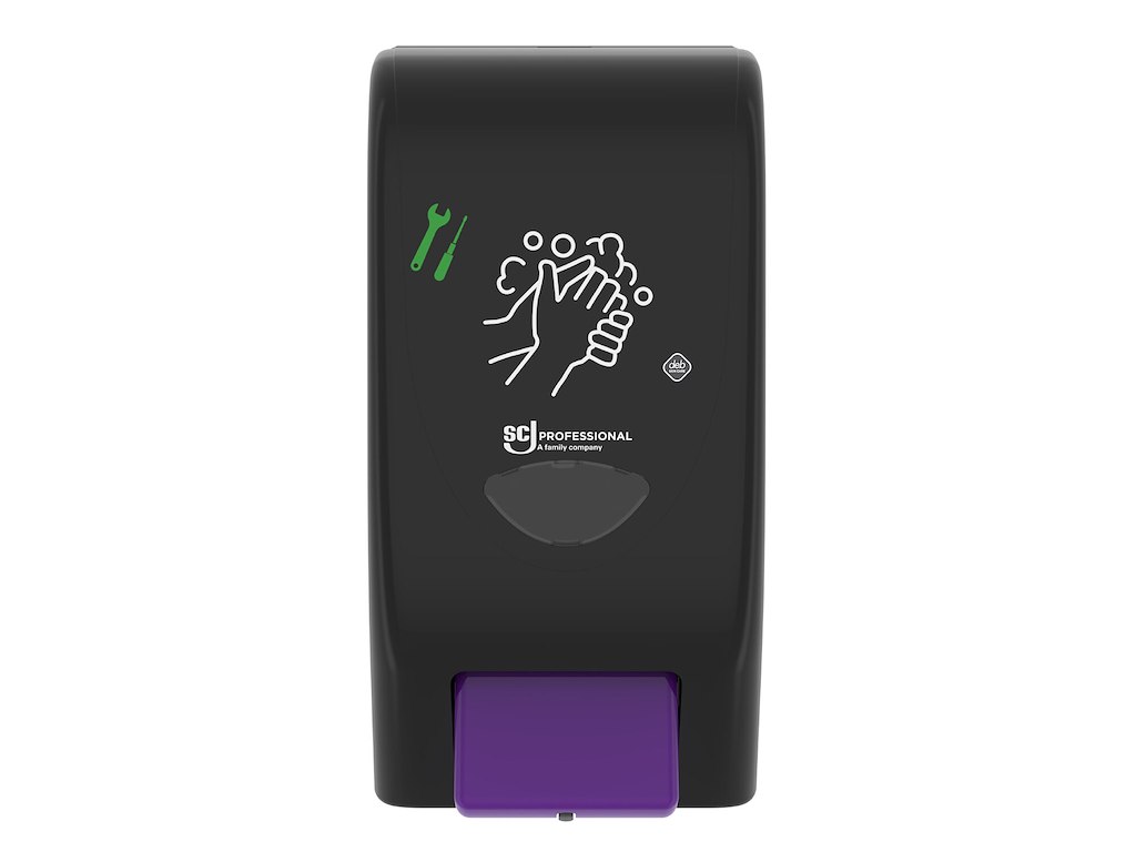 Dispenser Cleanse Heavy Black Manuel sort/lilla til 4ltr patron