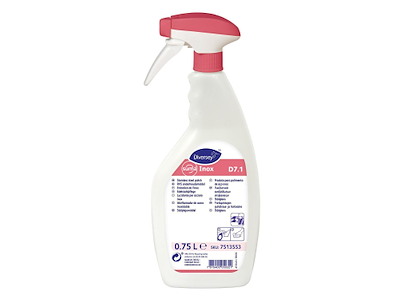 Stålpleje Suma Inox D7.1 750ml med Spray til pleje af rustfrit stål