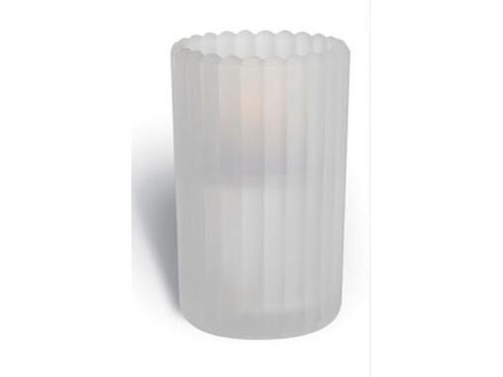 Olielampe Model Stripe Frostet