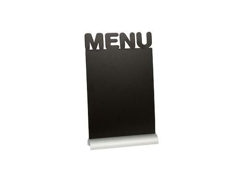 Tavle Securit Menu 21x34x6 cm med Hvid tuschpen med Alu fod