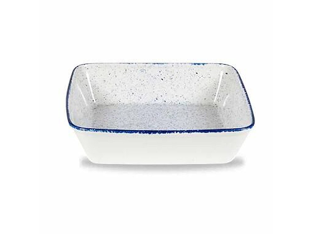 Ovnfast fad Stonecast 2 ltr 25x25x6.2 cm Porcelæn Indigo Blå