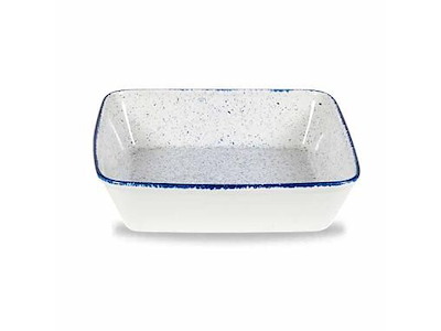Ovnfast fad Stonecast 2 ltr 25x25x6.2 cm Porcelæn Indigo Blå