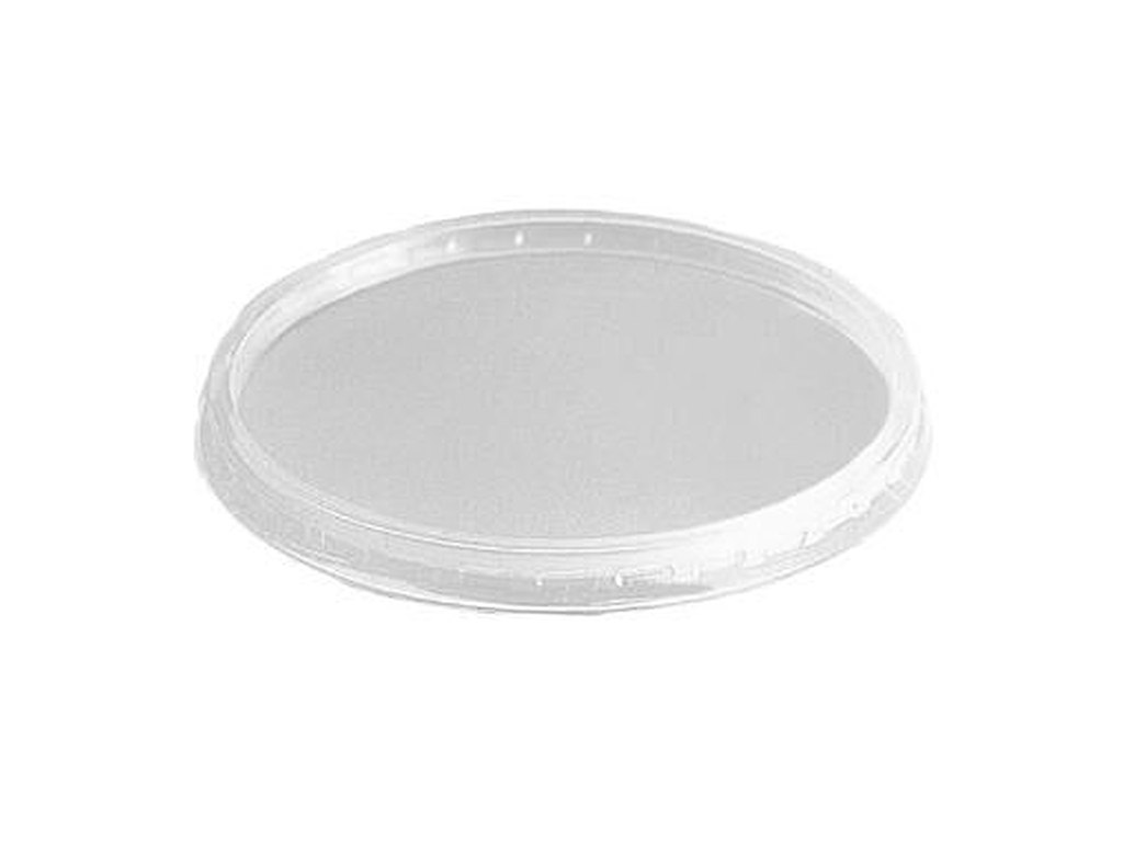 Plastlåg Ø101 mm Rund PP Klar til Salatbæger 36109/110/111/112