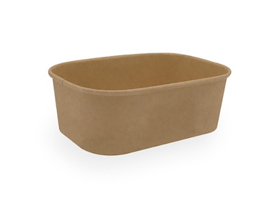 Bæger Catersource 172x120x56mm 750 ml kraft med PP Brun