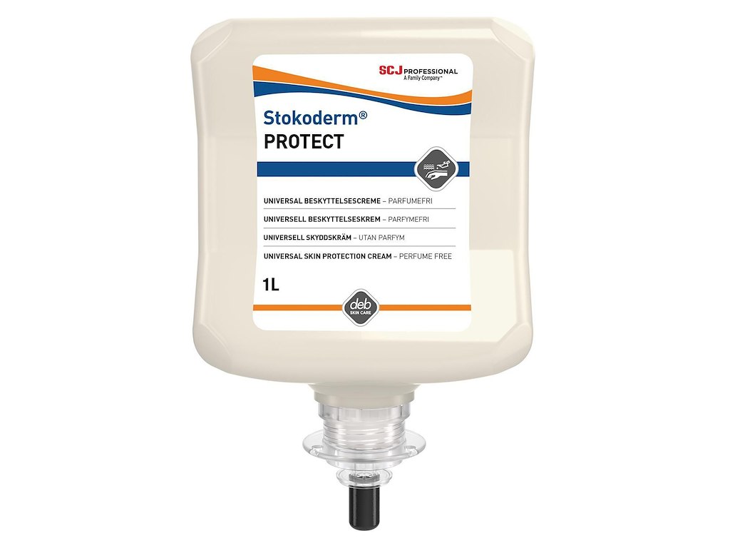 Hudcreme Stokoderm Protect PURE 1ltr uden Parfume Patron til før arbejde