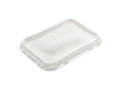 Låg Klar PET 194x144x17 mm M2187 til plastbakke serien 2187 str 187x137 mm