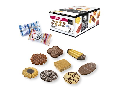 Småkager Delight Mix Enkeltindpakket 120 stk