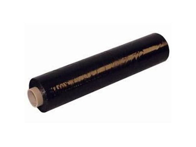 Strækfilm 45 cm 300 m 17 my PE Sort