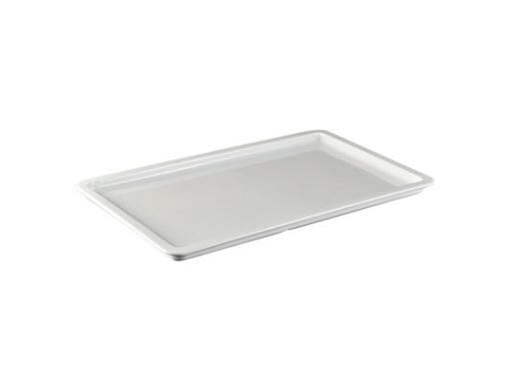 Fad 1/1 GN 53x32x2.5 cm 1.4 ltr Ovnfast Porcelæn Hvid