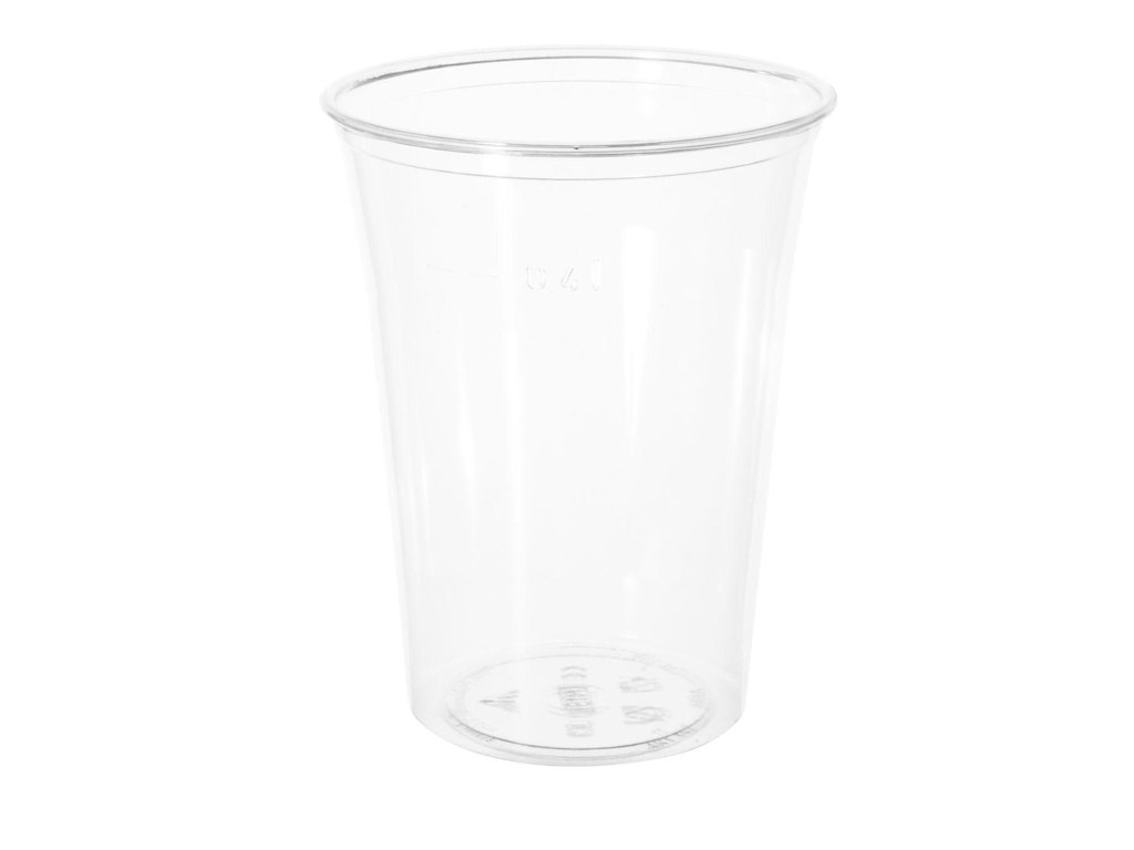 Plastglas 40 cl Ø95x120 mm Lux PS Klar