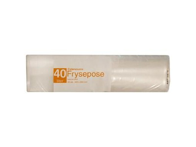 Frysepose Catersource 40 ltr 450x850 mm 50my med Skrivefelt LDPE