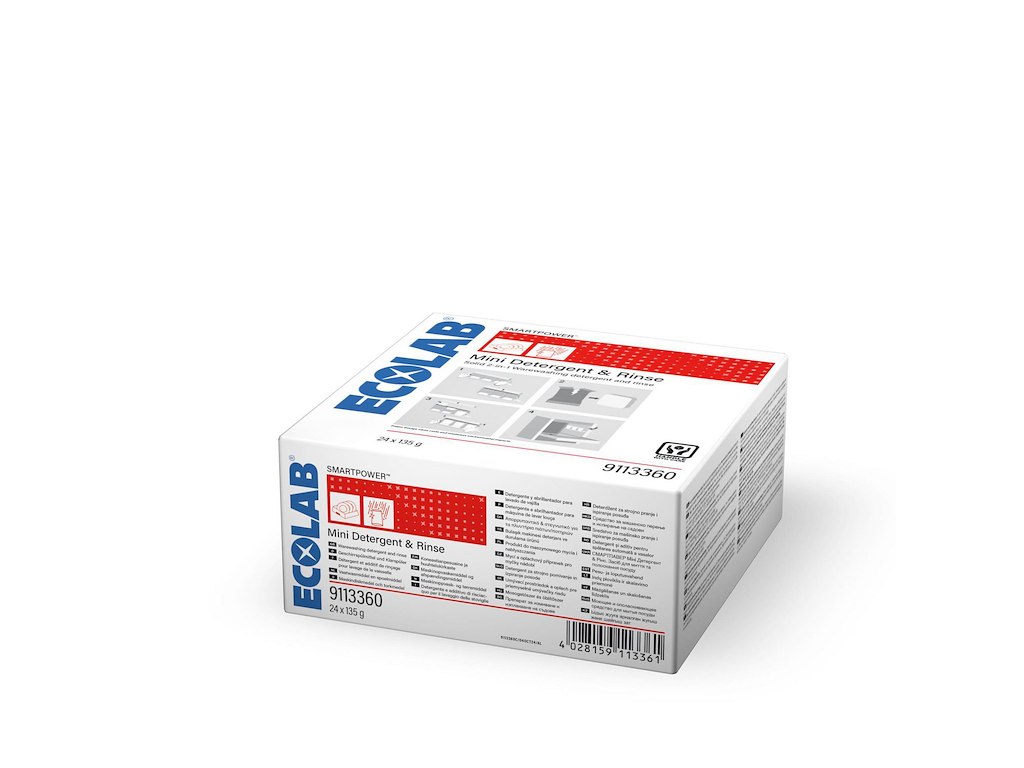 Maskinopvask Anlæg Tabs SMARTPOWER Mini Detergent & Rinse 135g m Afspænd. u Klor